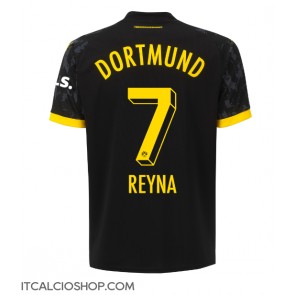 Borussia Dortmund Giovanni Reyna #7 Seconda Maglia 2023-24 Manica Corta